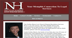 Desktop Screenshot of nettlesharrislaw.com